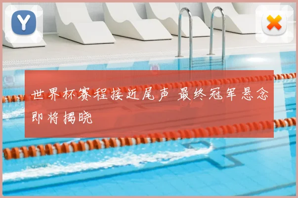 世界杯赛程接近尾声 最终冠军悬念即将揭晓