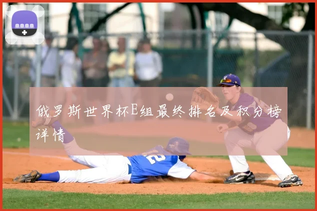 俄罗斯世界杯E组最终排名及积分榜详情